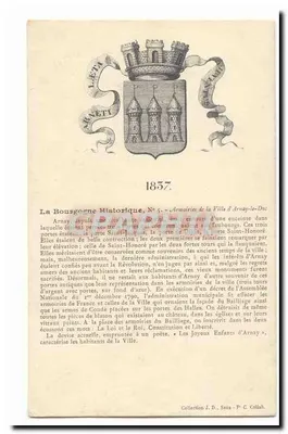 Arnoy-le-Duc — Armas da Cidade — La Bourgogne Historique, N° 5, 1857