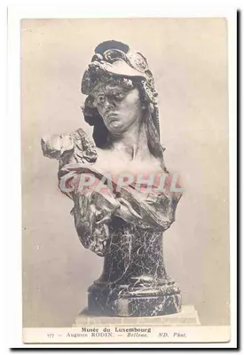 Busto de Bellone — Museu do Luxemburgo — Auguste RODIN — ND. Phot.