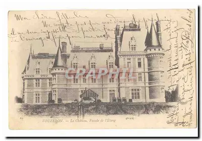 Vouzéron — O Castelo, Fachada do Lago — Editor não identificado, n° 69