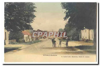 Chegada a Bouloire — E. Lebert édit. Montoire, Cliché E. Lebert