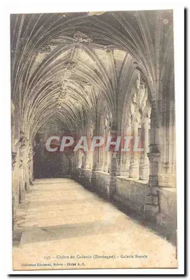 Cloître de Cadouin (Dordogne) — Galeria Real — Coleção Carcenne, Belvès — Cliché A. C.