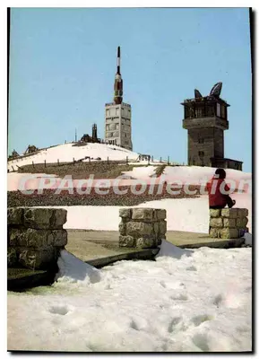 Cume do Monte Ventoux — Torre de Televisão e Observatório sob a Neve — Edições Magenta