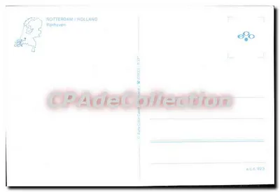 Rotterdam / Hollande — Rijnhaven — CPAdeCollection n° e.c.c. 923 — Verso