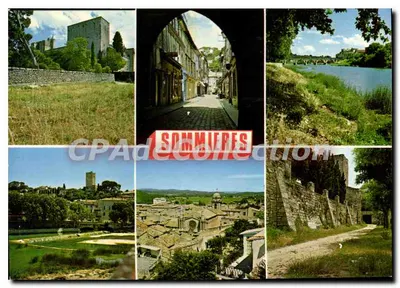 Sommieres — vista panorâmica — Edição 'SL' Villeurbanne