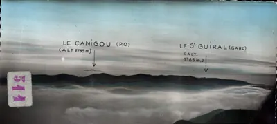Le Canigou (P.O.) e Le St Guiral (Gard) — vista aérea — Éditions Aigoual, n°511