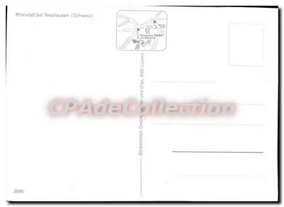 莱茵瀑布 — 莱茵河瀑布 — Globaltrotter GmbH，编号 3560 — 背面