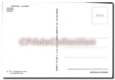 Kobieta jadąca koniem na osie — Algarve — Cesar de SA, n° 272 — Rewers