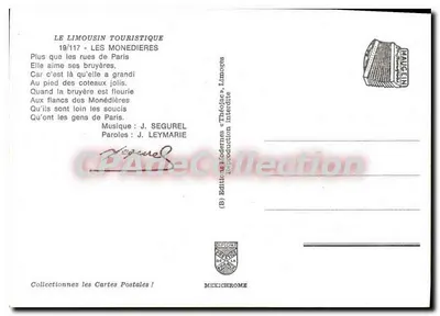 Les Monédières — Les bruyères en fleur — Éditions Maigcin, Limoges — Verso