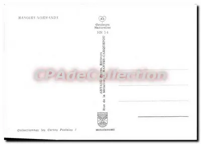 Château Normand — fachada com paliçades — editor Artault Press, Santes-Carquefou — Verso