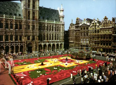 Bruxelas - Grand Place — Tapete de flores — Neils, n° 344.92.40