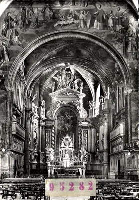 L'Isle-sur-Sorgue — Intérieur de l'église — Le Maître-autel (1672) — Éditions S.L. des Frères Lumières - Lyon