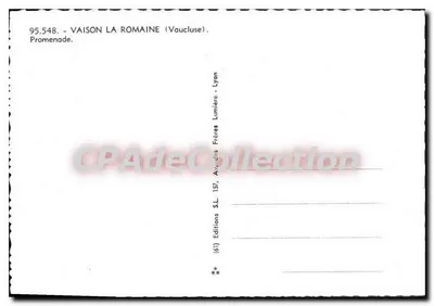 Vaison la Romaine — Spacer — Wydawnictwo SL. Lyon — Rewers
