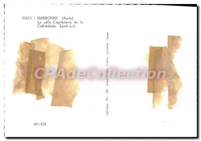 NARBONNE (Aude) — Sala Kapitularna Katedry Świętego Justa — Wydawnictwo SL. Lyon — Rewers
