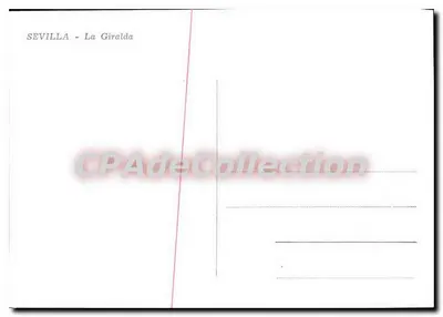 Sevilha - A Giralda — CPAdeCollection — Verso