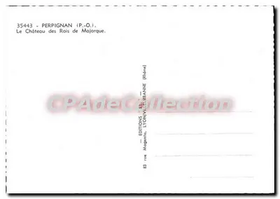 Perpignan — El Castillo de los Reyes de Mallorca — Ediciones Magenta, Lyon — Reverso