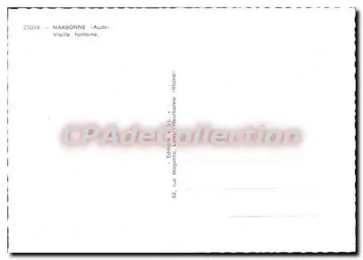 नार्बोन (ओड) — पुरानी फव्वारा — एडिशन मैगेंटा, लियोन — पीछे