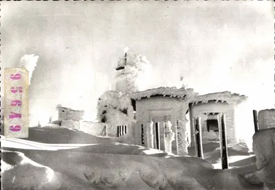 Efeito de geada no Mont Ventoux — alt. 1.912 m. — Éditions S.L. Lyon