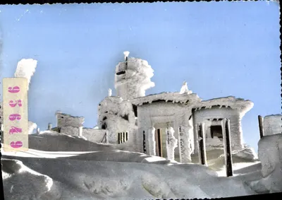 Monte Ventoux — Efeito de geada, panorama mais amplo da Europa — Edições Magenta, Lyon