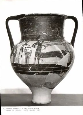 Vaso helladico tardio — Museu de Corinto — n°41