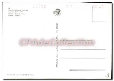 Mycènes - Porta dos Leões — editor ANNVIBAS, n° 121 — Verso