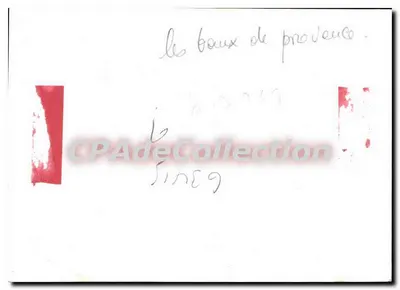 Le Baux-de-Provence — Capela do castelo — CPAdeCollection — Verso