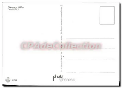 OberGurgl — El paraíso de esquí del Oetzital — Verlag Werner Lohmann — Reverso