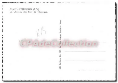 Zamek Królewski w Majorce — Perpignan (P.O.) — Wydawnictwo S.L. Lyon — Rewers
