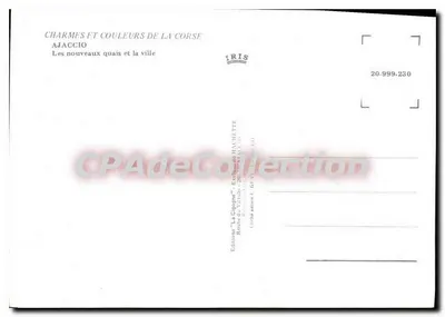 Ajaccio — nowe nabrzeża i miasto — IRIS — Rewers