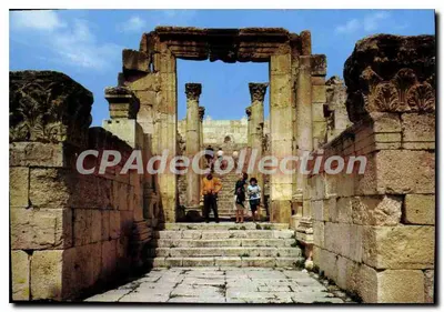 Entrada das igrejas - Jerash - Zkalli Library, Amman, Jordânia
