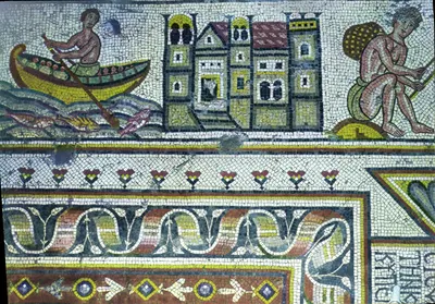 Mosaico em Mukhayat — Jordânia — Visões Sagradas, série 119