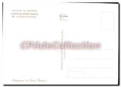 O castelo de Costaërès — A costa de granito rosa — Edições de Arte Jack Louannec — Verso