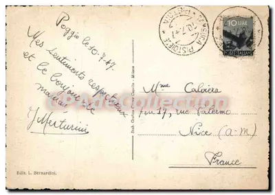 Pavona Pistoiese (m. 500 s.m.) — Dam and National Road — Ediz. L. Bernardini — Back