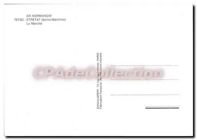 Étretat — Il Mercato — Edizioni Greff — Verso