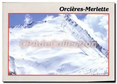 Orcières-Merlette — vista das montanhas nevadas — Éditions S.M.D.