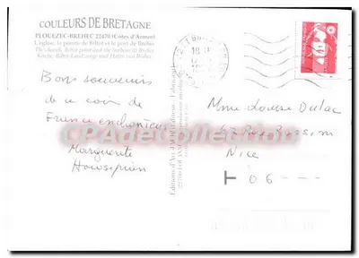 Plouezec-Bréhéec — widok panoramiczny — Éditions d'Art d'Armorique — Rewers