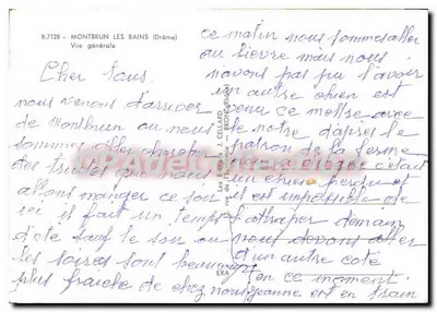 Montbrun-les-Bains — Algemene uitzicht — Les Édifices (Éclaireurs) — Achterkant