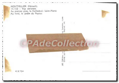 Montpellier (Hérault) — Vue aérienne — Éditions Lumière - Lyon — Rewers