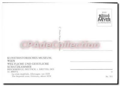 Cruz imperial — Alemania, hacia 1024 — Edición Meyer, n° 311 — Reverso