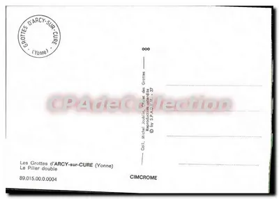 De Grotten van Arcy-sur-Cure — De dubbele pilaren — Cimcrome — Achterkant