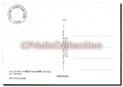 As Grutas de Arcy-sur-Cure — O Calvário — CIMCROME — Verso