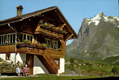 Grindelwald - Wetterhorn — cảnh núi — Photoglob-Wehrli AG, Zürich