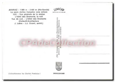 Avoriaz — Estação de esqui — Lumicap — Verso