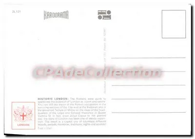 हिस्टोरिक लंदन — कार्डोरामा, संख्या 2L 121 — पीछे
