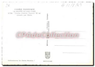 A Gruta do Mas d'Azil — Arriège — Éditions Mexichrome — Verso