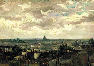 Vue de Paris — peinture de Vincent van Gogh — édition Van Gogh Museum Amsterdam