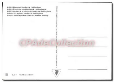Innsbruck — Helblinghaus — Troller Kunstverlag Chezzal — Rewers