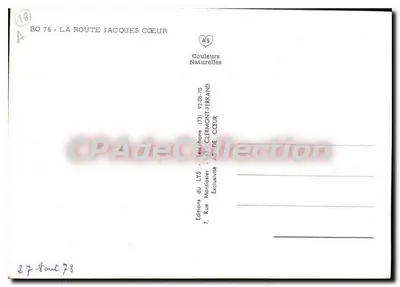 La Route Jacques Cœur — N°140 — Wydawnictwo LYS — Rewers