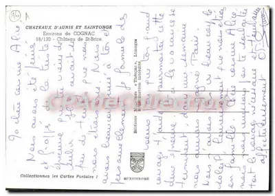 Castelo de Saint-Brice — Castelos de Aunis e Saintonge — Edições Médecines — Verso