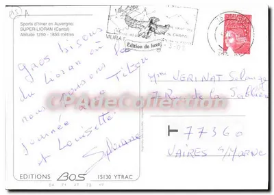 Super-Lioran — Station de ski dans le Cantal — Éditions Bos — Verso