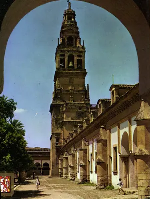 Cordoue — Turm der Moschee — Vintage Postcard/Antike Ansichtskarte